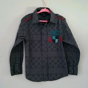 Rocawear Boys button down long sleeved shirt